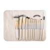 12pcs Makeup Brushes Set Large Loose Powder High Gloss Eyeshadow Foundation(Color:Beige) view 2