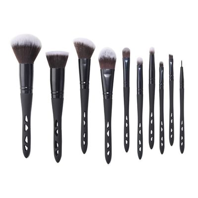 10 Pcs Makeup Brushes Set Hollow Out Foundation Brush Powder Concealer Liquid Face Make Up Tools Kits Professional