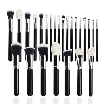 25 Professional Makeup Brushes Complete Makeup Artist Eye Shadow Brush Set Beauty Tools
