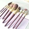 9pcs Makeup Brushes Set Wooden Handle Soft Fiber Hair Makeup Brushes for Touch Up and Loose Powder view 3