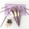 9pcs Makeup Brushes Set Wooden Handle Soft Fiber Hair Makeup Brushes for Touch Up and Loose Powder view 4