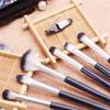 10pcs Makeup Sub Set Wooden Handle Loose Powder Brush Blush Eyeshadow Brush Complete Set view 4
