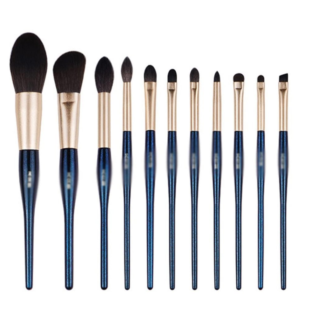 11pcs/set Makeup Brushes Set Powder Sculpting Highlighter Blending Eye Shadow Eyebrow Concealer Make Up