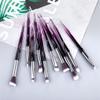 10pcs Eyeshadow Makeup Brushes Set Foundation Powder Blush Eyeshadow Sponge Brush Wool Fiber Hair Cosmetic Tools view 3