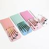 6 x cosmetic brush set, portable, with eye shadow, eyebrow brush, eye makeup tool(Color:3pack) view 3
