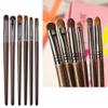 6 Piece Makeup eye Shadow Brush Hair Tool Soft Makeup Cone Makeup Brush Diffusion kit(Color:D) view 3