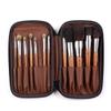 12pcs Original Wooden Makeup Brushes Set Beauty Professional Tools Complete Set view 4