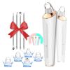 Blackhead Remover Pore Vacuum,Newest Upgraded USB Rechargeable Facial Pore Cleaner Blackhead Removal Kit with 3 Suction Power,5 Probes Black Head Extractions Tool for Women & Men view 1