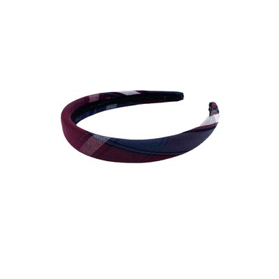 1.25" or 1" Padded Headband,Back to School,School Uniform Plaid Fabric,Headband,Fashion Hair Accessories,Adults & Girls (Plaid 91, 1.25")