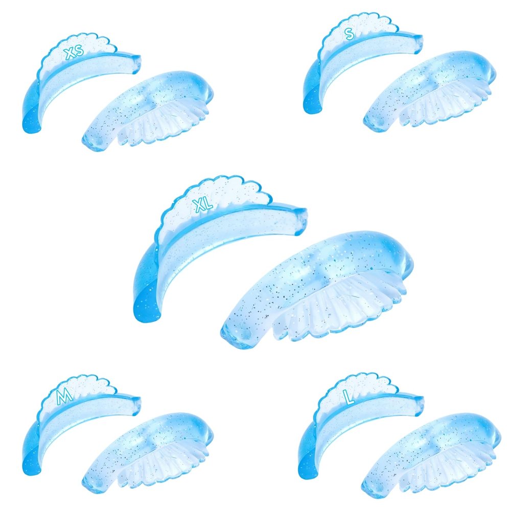 Lash Lift Pads custom Jelly blue shape 3d eye lash perm pads transparent Colorful Extension eyelash silicone rods Recycling lash lift shields