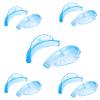Lash Lift Pads custom Jelly blue shape 3d eye lash perm pads transparent Colorful Extension eyelash silicone rods Recycling lash lift shields view 1