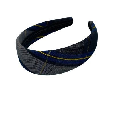 1.25" or 1" Padded Headband,Back to School,School Uniform Plaid Fabric,Headband,Fashion Hair Accessories,Adults & Girls (Plaid 87, 1.25")