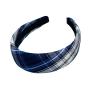 1.25" or 1" Padded Headband,Back to School,School Uniform Plaid Fabric,Headband,Fashion Hair Accessories,Adults & Girls (Plaid 85, 1.25") view 1