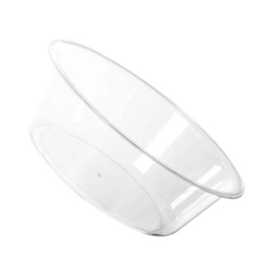 BUGUUYO Portable Transparent Washbowl Washbasin for Face Cleansing Foot Bath Smooth Capacity for Bathroom Kitchen Use