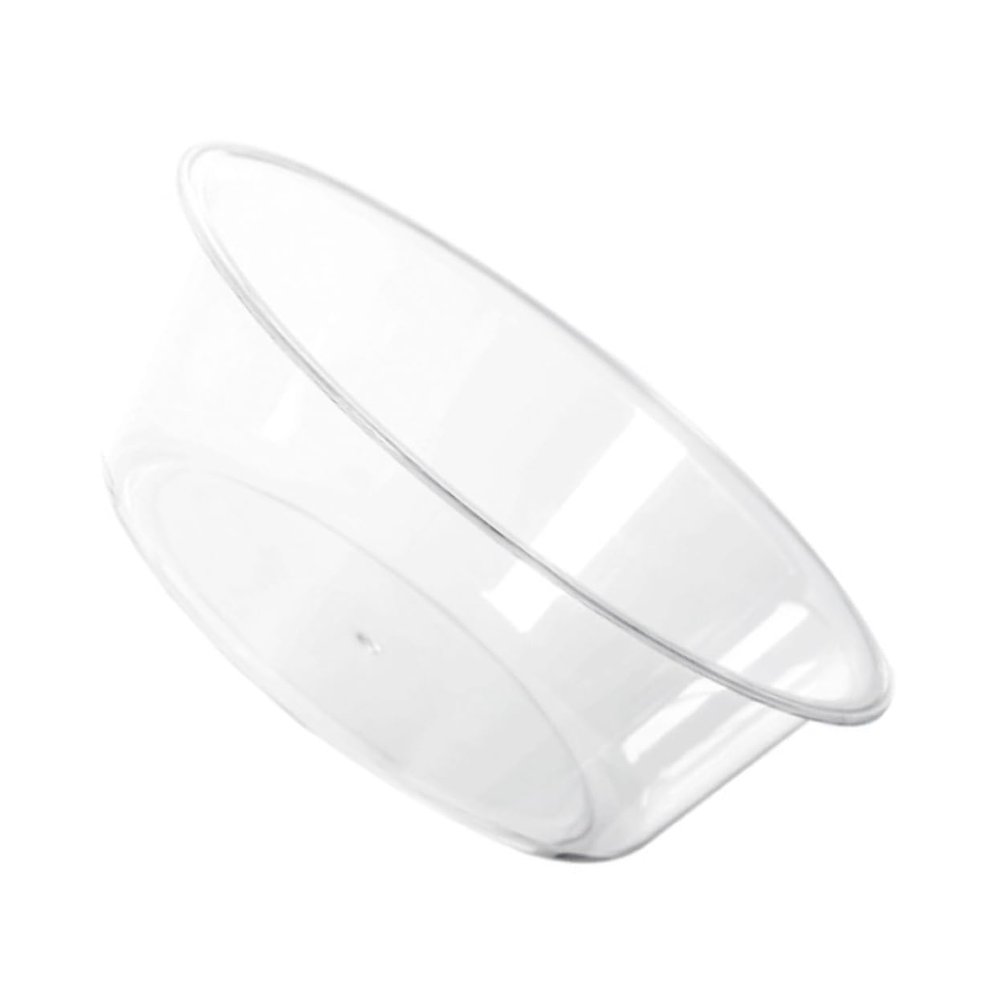 BUGUUYO Portable Transparent Washbowl Washbasin for Face Cleansing Foot Bath Smooth Capacity for Bathroom Kitchen Use