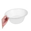 BUGUUYO Portable Transparent Washbowl Washbasin for Face Cleansing Foot Bath Smooth Capacity for Bathroom Kitchen Use view 3