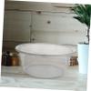 BUGUUYO Portable Transparent Washbowl Washbasin for Face Cleansing Foot Bath Smooth Capacity for Bathroom Kitchen Use view 4