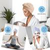 AGKXHDEC 2 Packs Single Layer Microfiber Hair Turbans - Drying Wrap for Women (Blue, Brown) view 4