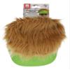 Neon Green Visor Hat with Dark Blonde Hair view 3