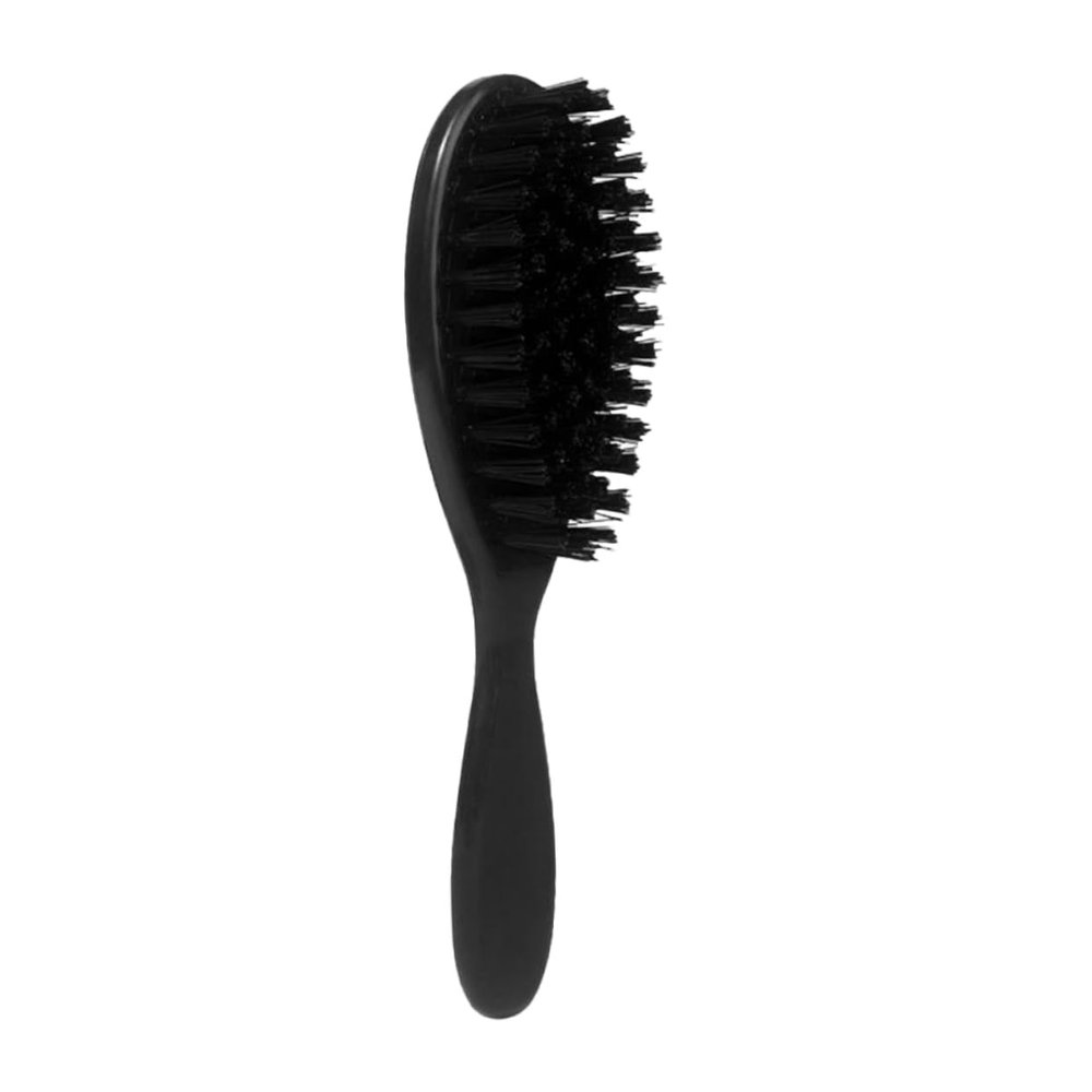 Beavorty Retro Oil Brush for Men Supple Bristle Hairdressing Tool Multipurpose Beard and Hair Cleaning Brush for Barbers and Salons Lightweight Styling Grooming