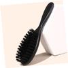 Beavorty Retro Oil Brush for Men Supple Bristle Hairdressing Tool Multipurpose Beard and Hair Cleaning Brush for Barbers and Salons Lightweight Styling Grooming view 4