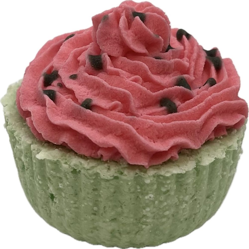 Bath Bomb Cupcake (Red and Green, Watermelon)