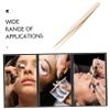 PLAFOPE Stainless Steel Eyelash Clamp Tweezers for Precise Application Beauty Tool for Lash Extensions and False Eyelashes High-closure Resistant Design view 3