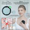 GERMANTIQUE Crystal Hair Eraser,Upgraded Crystal Hair Remover Diamond,Painless and Effective Nano Glass Hair Removal Stone and Skin Exfoliation,Natural Epilator for Women and Men(Black) view 3