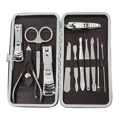 1 Set Stainless Steel Nail Clipper Cutter Trimmer Ear Pick Grooming Kit Manicure Set Pedicure Toe Nail Art Beauty Tools Kits