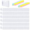 120 Pcs Mini Clear Makeup Bag 9.8 x 7.1 x 2.6 Inch Toiletry Organizer Pouches with 120 Labels Small PVC Waterproof Cosmetic Bags Transparent Zipper Bag for Organizing Women Travel Vacation Supplies view 1