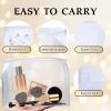 120 Pcs Mini Clear Makeup Bag 9.8 x 7.1 x 2.6 Inch Toiletry Organizer Pouches with 120 Labels Small PVC Waterproof Cosmetic Bags Transparent Zipper Bag for Organizing Women Travel Vacation Supplies view 3