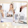 120 Pcs Mini Clear Makeup Bag 9.8 x 7.1 x 2.6 Inch Toiletry Organizer Pouches with 120 Labels Small PVC Waterproof Cosmetic Bags Transparent Zipper Bag for Organizing Women Travel Vacation Supplies view 4