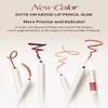 Heart Percent Dote On Mood Lip Pencil Slim, Defines and Fills Creamy Lip Liner Retractable Lipstick Pencil with Built-In Sharpener, 18. Fig Rose view 2