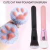 2pcs Makeup Brush Soft Hair Foundation Contour Powder Cat Claw Brush Buffing Makeup Tool view 4
