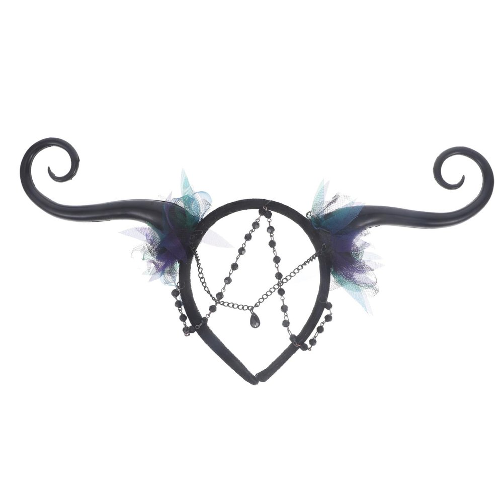 LIFKOME Fairy Antenna Headband for Women Enchanting Cosplay Accessory for Parties and Festivals Lightweight Floral Design for Unique Photo Opportunities for Halloween and Costume Events