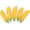5pcs Banana Shaped DIY Lipstick Tube Empty Balm Bottle Container Inner Diameter 12.1mm for Lipstick Making Crafting view 3