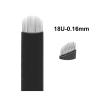 30pcs Black Microblading Blades U18 Nano 0.16mm Microblading Nano Agujas 18U Microblades (18U-0.16mm) view 2