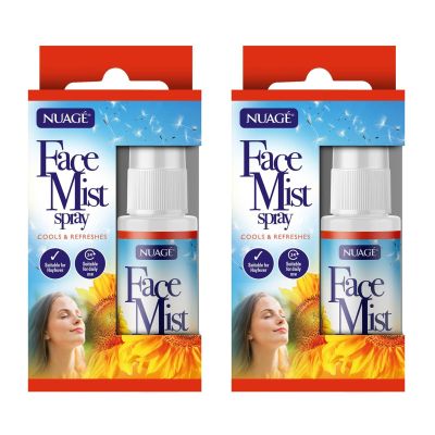 NinthAvenue Basics Facial Mist Spray Cool & Refresh, Glow Mist, Fast Absorbing Ultra fine Hydrating Spray 2 Pack,15ml
