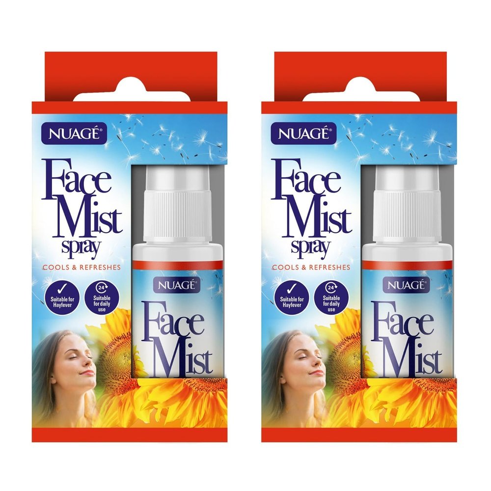 NinthAvenue Basics Facial Mist Spray Cool & Refresh, Glow Mist, Fast Absorbing Ultra fine Hydrating Spray 2 Pack,15ml
