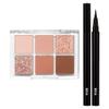 BBIA Ready To Wear Eye Palette (03 DRY FLOWER) + Last Pen Eyeliner (01 SHARPEN BLACK) Bundle Set view 1
