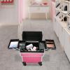 ZUANYAN Floor-Type Foldable Storage Makeup Case Professional Tattoo Makeup Case (Peach) view 4