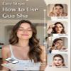 Rena Chris Gua Sha Facial Tools: Natural Terahertz Guasha Tool for Face Acupuncture Therapy, Facial Massager for Jawline Sculpting and Puffiness Reducing (Silver-Gray) view 3