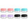 10 Gram 8 pcs Lip Balm Containers Small Plastic Containers Cosmetic Containers Sample Jars Cosmetic Jars Makeup Sample Containers for Lip Balms Lotion Powder Beauty Products view 1