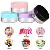 10 Gram 8 pcs Lip Balm Containers Small Plastic Containers Cosmetic Containers Sample Jars Cosmetic Jars Makeup Sample Containers for Lip Balms Lotion Powder Beauty Products view 2