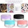 10 Gram 8 pcs Lip Balm Containers Small Plastic Containers Cosmetic Containers Sample Jars Cosmetic Jars Makeup Sample Containers for Lip Balms Lotion Powder Beauty Products view 4