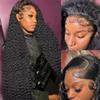 13X4 HD Loose Deep Wave Lace Front Wig Brazilian Remy Curly Lace Front Human Hair Wig Water Wave Wig Women Human Hair view 3
