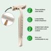 POPUPMU 50Pcs Eco-friendly Disposable Razors Men|Safety Razor Dermaplaning Razors for Men & Women Shaving Body Facial Hair Shavers Facial Hair Remover for Women view 2