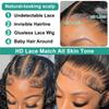 13X4 13X6 HD Lace Frontal Wig Deep Wave Lace Front Human Hair Wigs Brazilian Curly 5X5 Glueless Wigs view 4