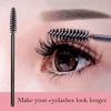 BUTIYO Eyelash Brush, Disposable Mascara Brushes Wands,Eyelash Spoolies Eyelashes Brush for Eyelash Extensions and Eyebrow Brush 50 pcs (Black) FB036 view 2