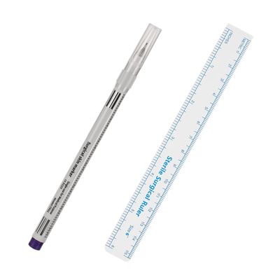 BCOATH 1set Brow Mapping Pens Ruler Precision Eyebrow Tattooing Tools for Accurate Skin